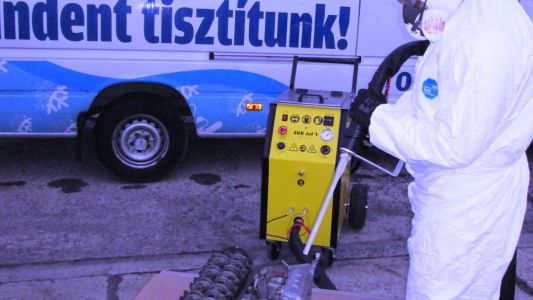 Szárazjeges tisztítás Szárazjeges tisztítás