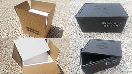 Szárazjég tároló dobozok Szárazjég tároló dobozok